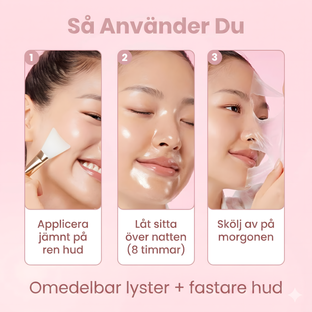 Kollagen Nattmask